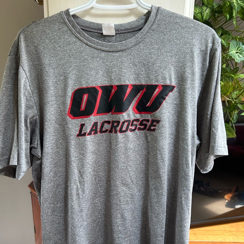 Ohio Wesleyan University Men’s Lacrosse T-Shirt by Sport-tek